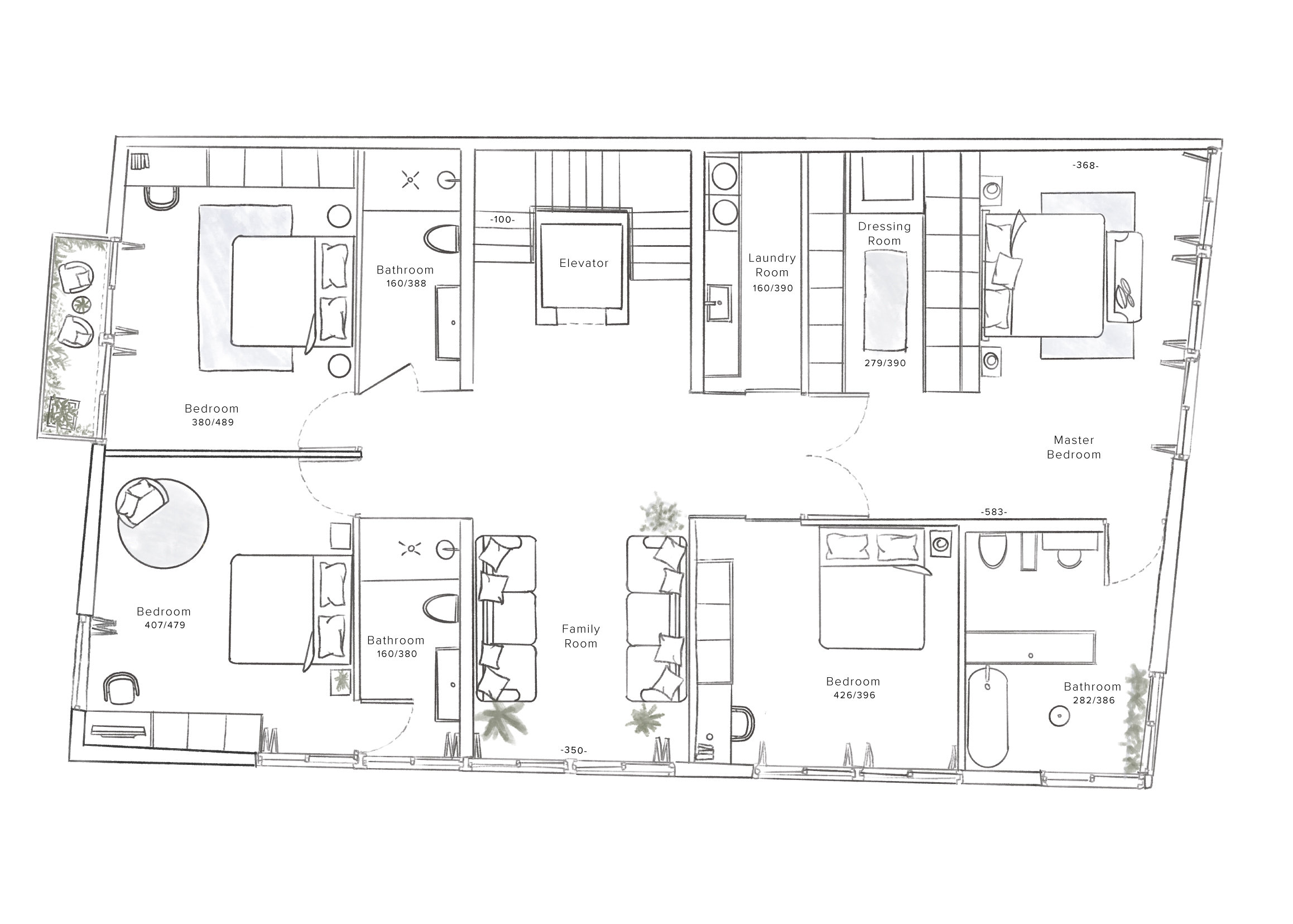 FIRST FLOOR plan